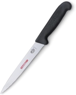 Victorinox Küchenmesser Filetiermesser Fibrox 20 cm Messer, Schwarz, STANDARD