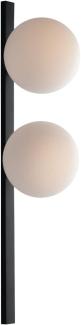 Luce Design Pluto 9110 AP2 Nero Wandleuchte 2-flammig ECO Light