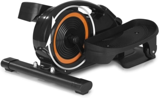 MAXXMEE Ellipsentrainer Beintrainer - Crosstrainer im sitzen, Sport am Schreibtisch, Fit im Büro, 8 Trainingsstufen in schwarz