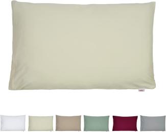 Kissenbezug ca. 40x60 cm Jersey saatpearl-beige beties "BasicSoft"