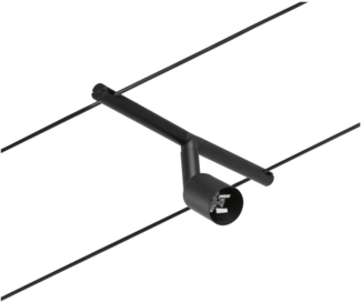 Paulmann No. 94447 Seilspot Salt Schwarz ohne Leuchtmittel max. 10W GU5,3 DC 60VA