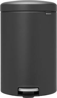 Brabantia newIcon Treteimer 20 L Sense of Luxury, Edelstahl, mineral infinite grau, 20 Liter