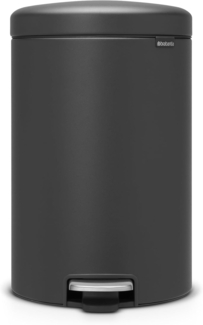 Brabantia newIcon Treteimer 20 L Sense of Luxury, Edelstahl, mineral infinite grau, 20 Liter