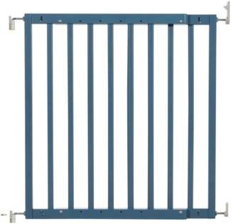 Safetots Treppenschutzgitter zum Verschrauben am oberen Ende der Treppe, Blau, Holz, 63. 5 cm - 105. 5 cm, Holz-Treppenschutzgitter, Schraubbefestigung