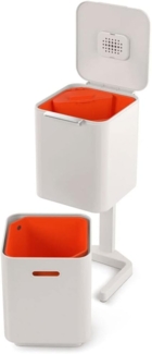 Joseph Joseph Mülleimer Totem 40 L Steingrau