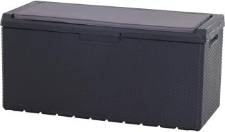 Kissenbox >Portonovo< in anthrazit - 123,7x58,7x54,5 (BxHxT)