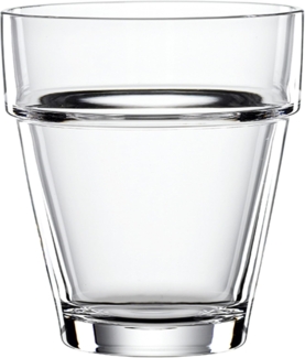 Spiegelau Bistro Becher M, 4 er Set, Wasserglas, Saftglas, Glas, Kristallglas, 200 ml, 2670149