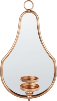 Wandkerzenhalter BAZARNES Metall 45 cm Gold