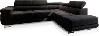 Masseno Ecksofa SELVA mit Schlaffunktion L-Form, Sofa mit Bettkasten