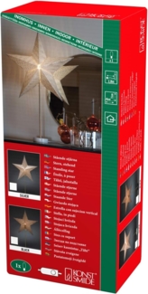 Konstsmide Silberner Papierstern 1760-320