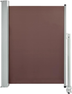 vidaXL Ausziehbare Seitenmarkise 100x300 cm Braun 48340