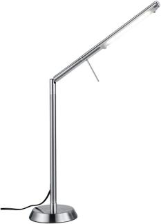 Trio Tischleuchte LED, Metall nickel matt, 85 x 15 x 15 cm