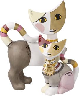 Goebel Figur Rosina Wachtmeister - Felia e Emilio, Jahreskatze 2022, Porzellan, Bunt, 16. 5 cm, 31343051