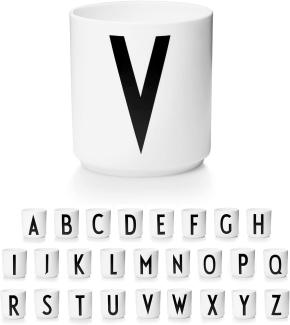 Design Letters Porzellan Kaffeetassen A-Z Weiß | Kaffeetasse | Geschenke für frauen, Männer | Verwendungals Zahnputzbecher, Teetasse | Dekorativ Design Tasse | Premium dekorativen Buchstaben becher