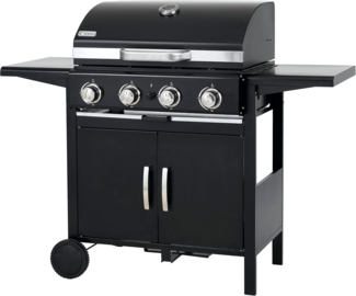 tepro Gasgrill Mayfield 4, 4 Edelstahl-Brenner je ca. 3 kW, Grillfläche: ca. 58x44 cm