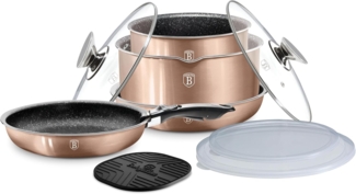 Berlinger Haus Berlinger Haus komplet garnków 9-el. click and cook metallic line rose gold BH6147