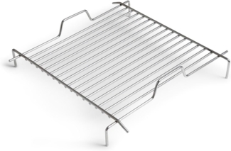 höfats Grillrost für Feuerkorb CUBE Edelstahl 41x41x10 cm Grill 6 mm höhenverstellbar