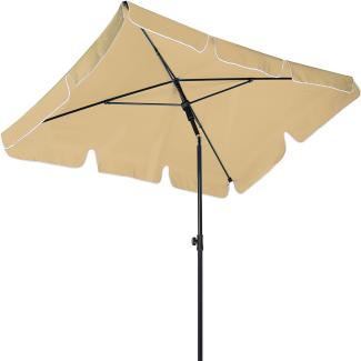 STILISTA® Sonnenschirm 200x125 cm, creme