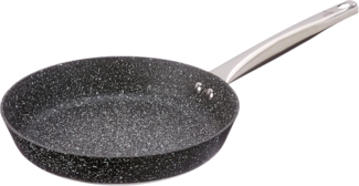 Smile MPC-28/9/01 Rund Allzweckpfanne Schwarz Edelstahl Keramik Gas Halogen Induktion Versiegelte Platte Edelstahl 28 cm