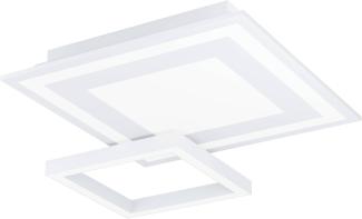 Eglo 900023 LED Deckenleuchte SAVATARILA-Z weiss L:45 B:45 H:7cm dimmbar 2700-6500K mit Connect-Z Funktion