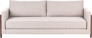 3-Sitzer-Schlafsofa Stoff hellbraun ORSA