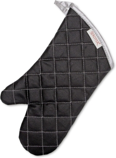 Städter Backhandschuh Schwarz Baumwolle Hitzebeständig 36,5x18 cm