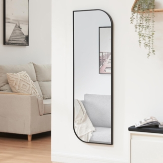 Wandspiegel Tarvindak 120x40 cm Schwarz [en. casa]