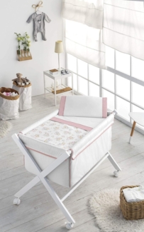 Baby-Fell, Baby-Bettwäsche, Baby-Bettwäsche, für den Winter, für den Sommer, für Kinderbett, Rosa, Größe 86x100 cm