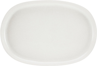 CreaTable, 30004, Serie Uno Offwhite - Servierplatte oval, Geschirrset, Servierplatte 1 teilig
