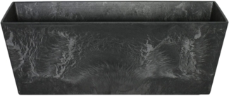 TrendLine Pflanzkasten Ella schwarz 17x17 cm frostsicher Blumenkasten Blumentopf