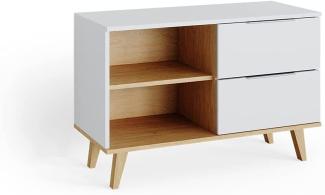 VICCO Kommode Nautica Sideboard weiß Eiche Anrichte Schrank Schublade Skandi