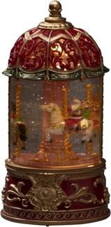 Konstsmide LED Wasserlaterne Karussell rot wassergefüllt, für Innen