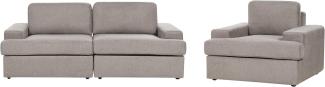 Sofa Set taupe 4-Sitzer ALLA