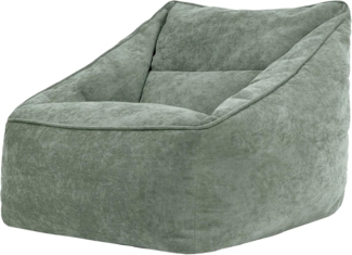 icon Sitzsack Riesen Sitzsack Sessel XXL aus Chenille „Natalia", 100 x 80 x 88 cm, Made in Germany, für Erwachsene & Kinder, für Wohnzimmer