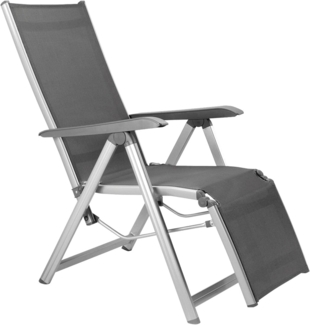 Kettler Basic Plus Relaxsessel Liege silber / anthrazit 0301216-0000