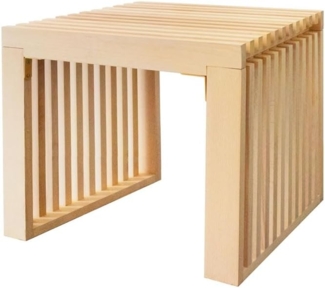 HOME DELUXE Sitzbank aus Holz LORA Natur - 50 cm