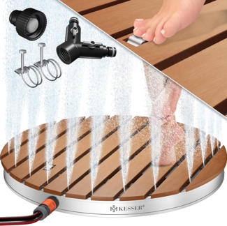 KESSER Gartendusche, Gartendusche Bodendusche Außendusche Saunadusche Campingdusche