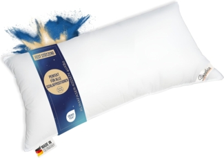 Kopfkissen Kissen 60° Wäsche Baumwollbezug Klimafaser 40x80 Allergiker