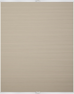 Lichtblick Wabenplissee Reykjavik 50x130 cm (BxL) Creme Verdunkelndes Wabenplissee; einfache Installation mit Klemmträgern; Thermofunktion - Energiesparend