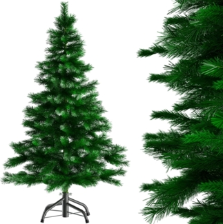 Casaria Künstlicher Weihnachtsbaum, Künstlich 140 cm PVC PE inkl. Metallständer Grün Edeltanne Dichte
