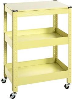 HAKU Möbel Servierwagen, grün, Metall - Maße: B 50 x H 75 x T 32 cm, Style: Modern