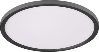 JUST LIGHT 15571-18 FLAT LED Deckenleuchte schwarz 40cm CCT