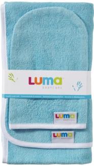 Luma Badetuch & Waschhandschuh Sky Blue A