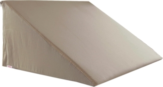 beties Kissenbezug BasicSoft, (1 Stück), Keilkissenbezug ca. 62x49x30 cm Jersey 100% Baumwolle plaza-taupe