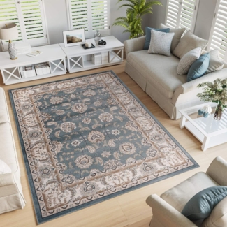Tapiso Teppich COLORADO, rechteckig, Höhe: 10 mm, Wohnzimmer, Schlafzimmer, Kurzflor, klassisch Design