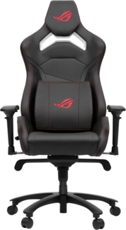 ASUS ROG Chariot X Core Schwarz ergonomisch, 4D-Armlehnen, Memory-Foam, Premium-PU-Leder