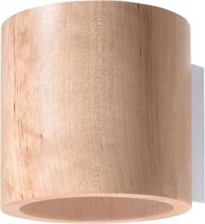 Sollux ORBIS Holz Wandleuchte natur 1-flg. G9