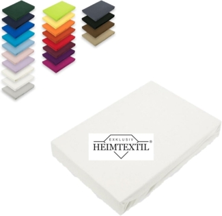 Microfaser Marke Spannbettlaken 90 - 100 x 200 cm + 30 cm Weiß