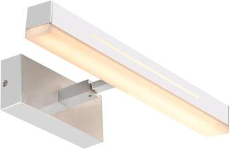 Nordlux OTIS LED Wandleuchte chrom 1300lm IP44 40x14,6x7,5cm