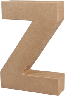 Pappmaché Buchstabe Z FSC Recycled100%, 15x10,5x3cm